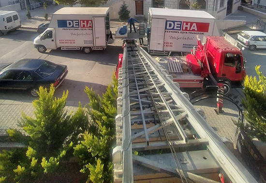 Çubuk Evden Eve Nakliyat İçin Asansör Hizmeti